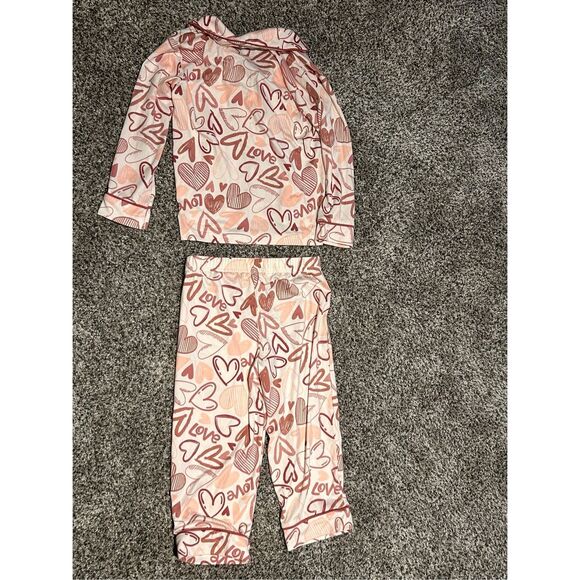 Choose Happy 2pc pajama set size 24 months - Picture 2 of 4